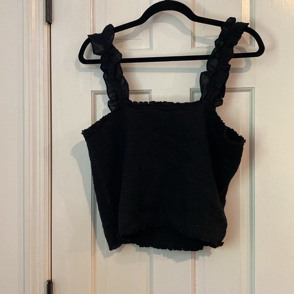 Aerie black blouse size XL - Picture 4 of 5
